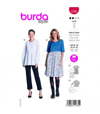 BURDA πατρόν φορέματα 5795