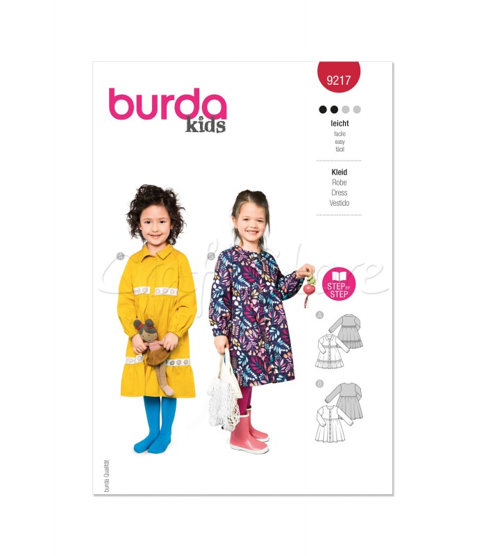 BURDA πατρόν φορέματα  9217