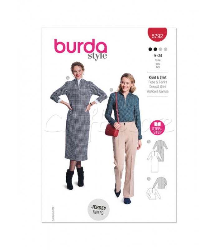 BURDA πατρόν φορέματα 5792