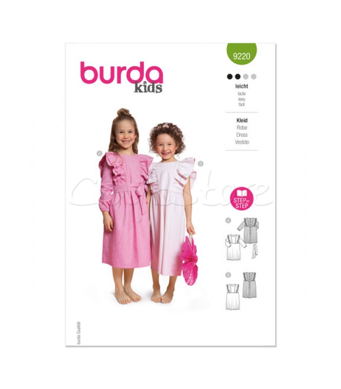 BURDA πατρόν φορέματα 9220