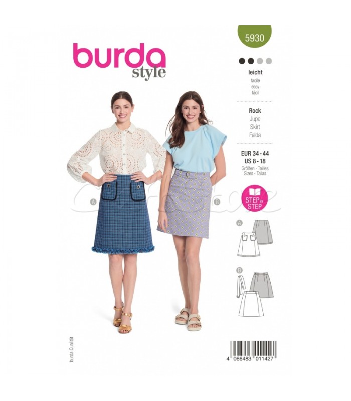 BURDA πατρόν φούστα 5930