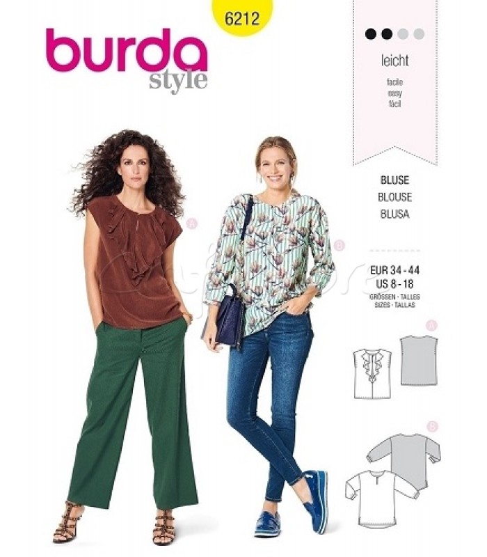 Burda Πατρόν Για Μπλούζες 6212